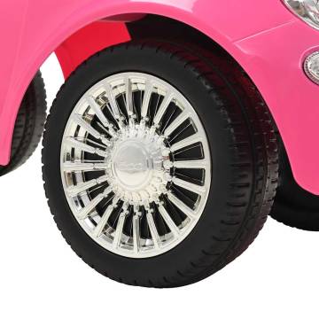 Fiat 500 Pink Ride-On Car for Kids | Hipo Market