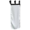 Loft Bed Curtains with Tower - White & Black Polyester | HipoMarket