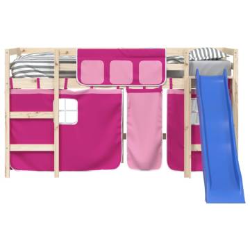 Pink Polyester Curtains for Loft Bed | Fun & Durable