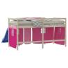 Pink Polyester Curtains for Loft Bed | Fun & Durable