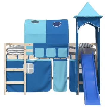 Curtains for Loft Bed with Tunnel and Tower - Fun & Durable