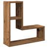 Wall Cube Shelves 2 pcs Old Wood - Stylish Storage Solution