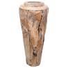 Rustic Solid Teak Wood Decoration Vase - 40x100 cm | HipoMarket