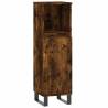 3 Piece Smoked Oak Bathroom Furniture Set - Stylish & Durable