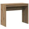  Desk Artisan Oak 90x40x72 cm Engineered Wood Colour artisan oak 