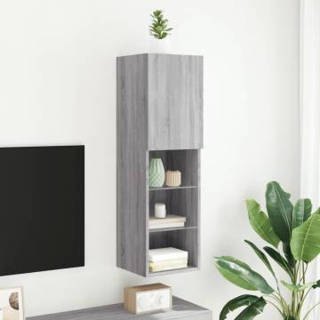 LED TV Cabinet Grey Sonoma - Modern Design & Ample Storage