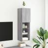 LED TV Cabinet Grey Sonoma - Modern Design & Ample Storage