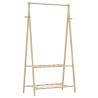  Clothes Rack with Shelves 96x45.5x150.5 cm Bamboo Size 96 cm Quantity in Package 1 Model without wheels Material bamboo 