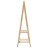 Bamboo Clothes Rack with Shelves - Space-Saving & Durable