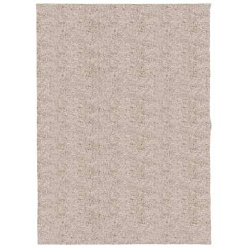 Shaggy Rug PAMPLONA High Pile Modern Beige 140x200 cm | HipoMarket