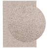 Shaggy Rug PAMPLONA High Pile Modern Beige 140x200 cm | HipoMarket