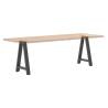 A-Shaped Coffee Table Legs 2 pcs - Anthracite Steel