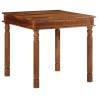 Solid Wood Acacia Dining Table 80x80x77 cm | HipoMarket