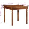 Solid Wood Acacia Dining Table 80x80x77 cm | HipoMarket