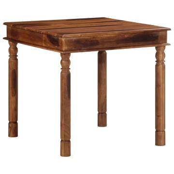 Solid Wood Acacia Dining Table 80x80x77 cm | HipoMarket