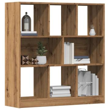 Book Cabinet Artisan Oak - Stylish Storage Solution | Hipomarket