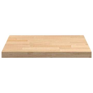 Solid Wood Oak Kitchen Worktop 60x63.5 cm - Rustic Charm