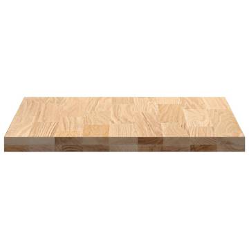 Solid Wood Oak Kitchen Worktop 60x63.5 cm - Rustic Charm