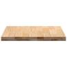 Solid Wood Oak Kitchen Worktop 60x63.5 cm - Rustic Charm