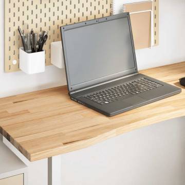 Solid Wood Oak Desk Top 120x50 cm | Untreated & Versatile