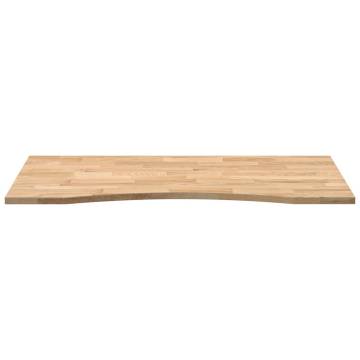 Solid Wood Oak Desk Top 120x50 cm | Untreated & Versatile