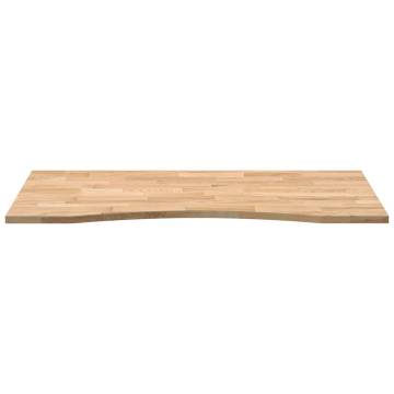 Solid Wood Oak Desk Top 120x60 cm - Untreated