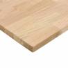 Solid Wood Oak Desk Top 120x60 cm - Untreated