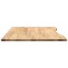 Solid Oak Desk Top 100x80 cm - Untreated Natural Finish