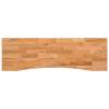 Solid Oak Desk Top Light Brown 160x50 cm | Hipo Market