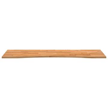 Solid Oak Desk Top Light Brown 160x50 cm | Hipo Market