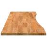 Solid Oak Desk Top Light Brown 160x50 cm | Hipo Market