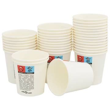 Paper Coffee Cups - 1000 pcs 4oz White | Hipomarket UK