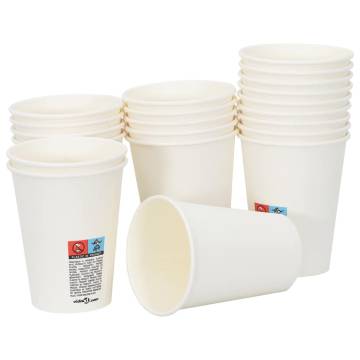 Paper Coffee Cups 1000 pcs 12oz | Durable & Leak-proof