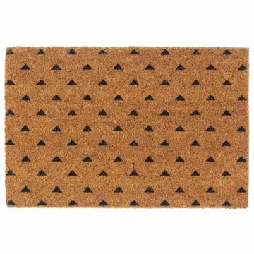 Natural Tufted Coir Door Mat 40x60 cm - Durable & Non-Slip