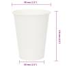 Paper Coffee Cups 1000 pcs 12oz | Durable & Leak-proof