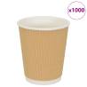  Paper Coffee Cups 500 pcs 8oz 200ml Brown Quantity in Package 1 Capacity 200 ml 