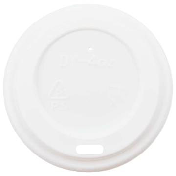 Paper Coffee Cup Lids Ø60mm 4oz - 1000 pcs - Leak-Proof & Hot