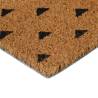 Natural Tufted Coir Door Mat 40x60 cm - Durable & Non-Slip