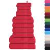 12 Piece Red Towel Set - 100% Cotton, 360 gsm | Hipomarket