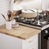 Solid Wood Oak Kitchen Worktop 40x63.5 cm | Hipomarket