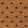 Natural Tufted Coir Door Mat 40x60 cm - Durable & Non-Slip