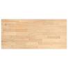 Solid Oak Kitchen Worktop 140x63.5 cm - Rustic Charm