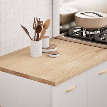 Solid Oak Kitchen Worktop 80x63.5 cm - Durable & Stylish