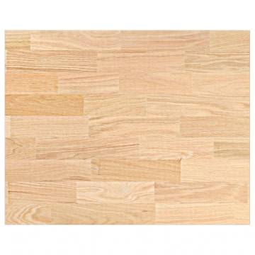 Solid Oak Kitchen Worktop 80x63.5 cm - Durable & Stylish