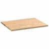 Solid Oak Kitchen Worktop 80x63.5 cm - Durable & Stylish