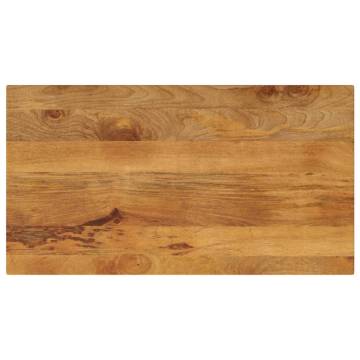 Table Top 100x70 cm - Rectangular Solid Wood Mango | Hipo Market