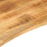 Solid Wood Desk Top with Curved Edges - 110x80cm