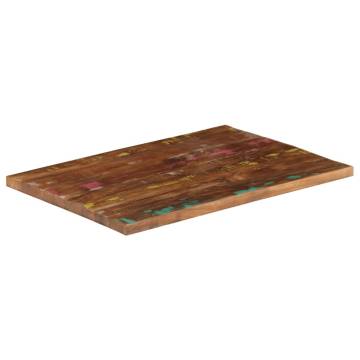 Table Top 90x70 cm - Solid Reclaimed Wood | Hipo Market