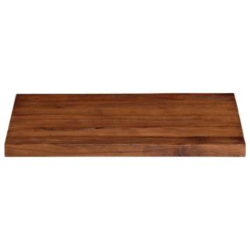 Rectangular Solid Wood Table Top - 90x70 cm | Hipo Market