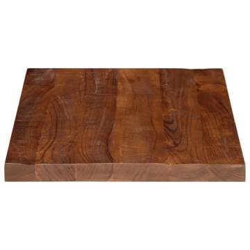 Rectangular Solid Wood Table Top - 90x70 cm | Hipo Market